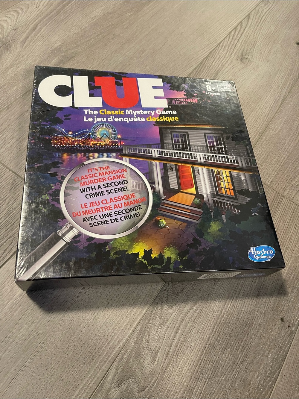 Hasbro Clue Board Game 2013 Edition Two Sided Tudor Manson Boardwalk Sealed New